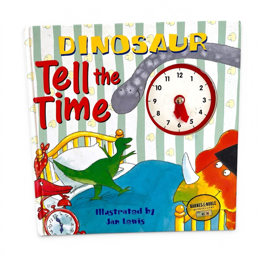 Children's Book "Dinosaur Tell The Time" Hardcover